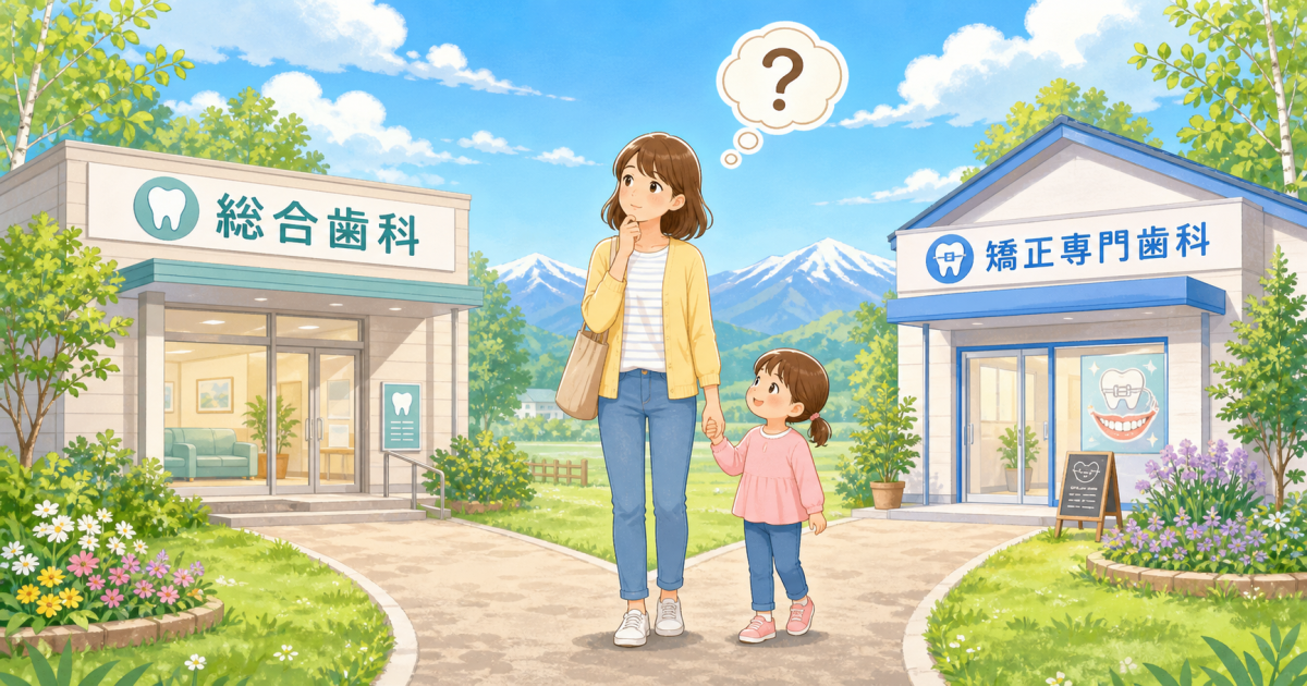 総合歯科と矯正専門歯科の違いとは？　子どもの矯正を受ける歯医者の考え方