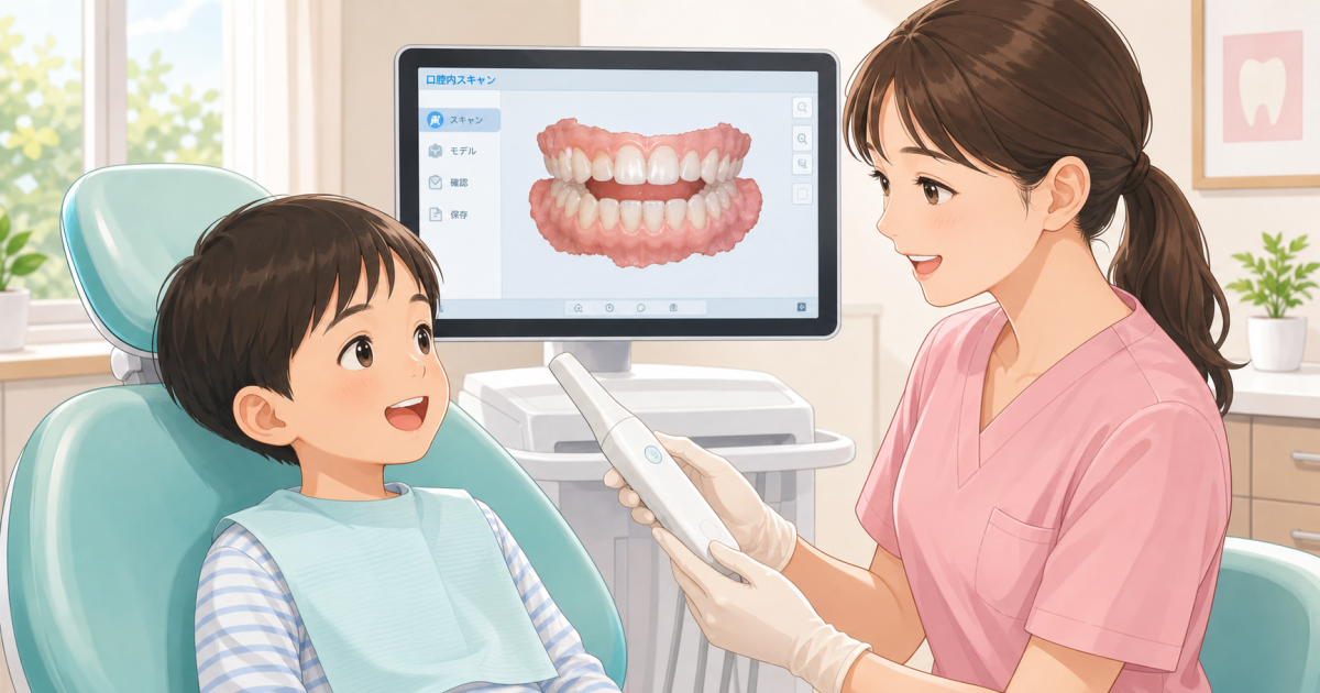 子どもの苦手な歯型取りをデジタルで楽に！　口腔内スキャナーiTeroの特徴とメリット