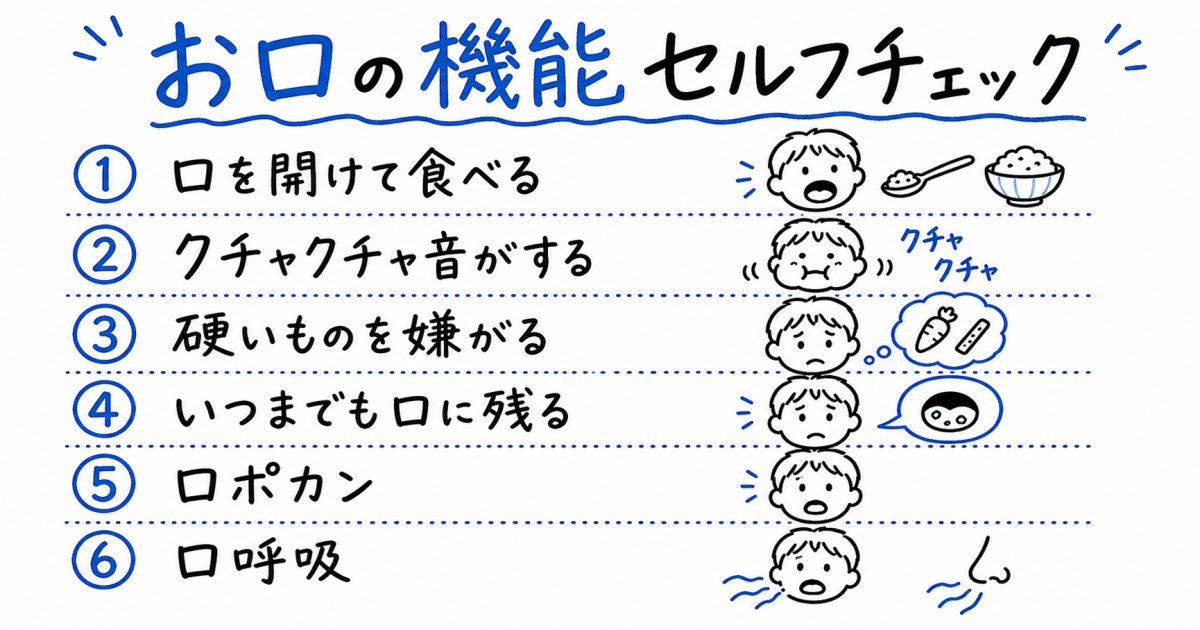 口腔機能発達不全症とは？知っておきたい「お口の機能」の基礎知識